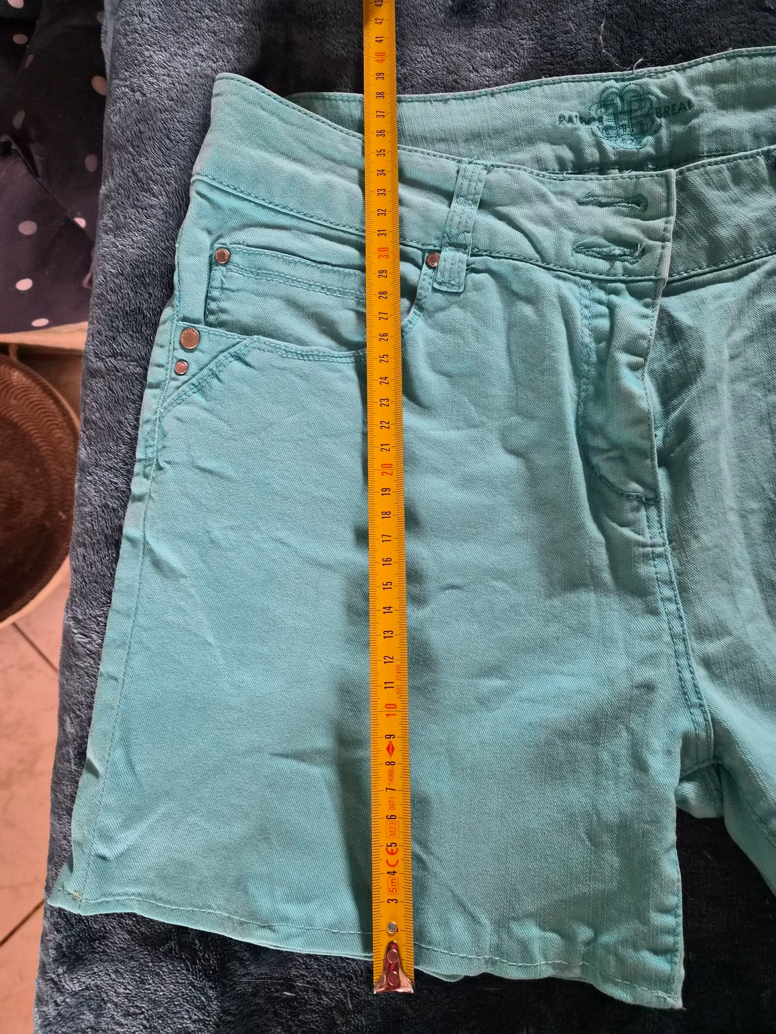 Short turquoise Patrice Bréal taille 42/XL – photo 11